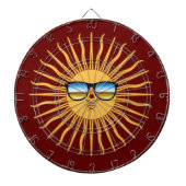 Sun in Shades Dartbord (Voorkant)