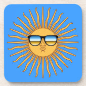 Sun in Shades Drankjes Onderzetter (Voorkant)