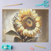 Sun in Sunflower Modern Art Collectie Tissuepapier (Craft)