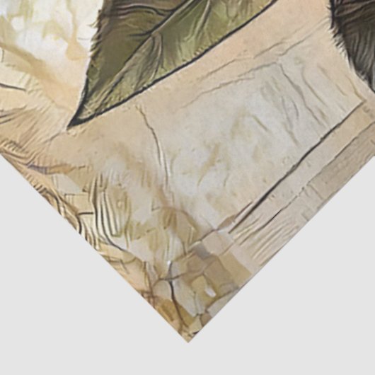 Sun in Sunflower Modern Art Collectie Tissuepapier (Detail)