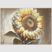 Sun in Sunflower Modern Art Collectie Tissuepapier (Voorkant)