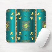Sun in Winter Blanket Pattern Mousepad Muismat (Met muis)