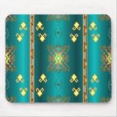 Sun in Winter Blanket Pattern Mousepad Muismat (Voorkant)