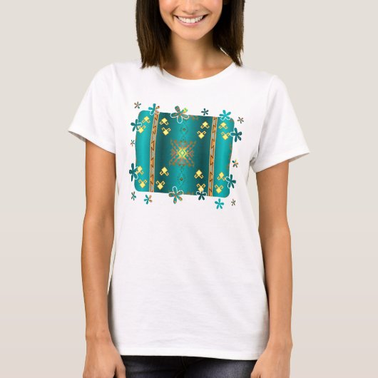 Sun in Winter Blanket Pattern T-Shirt (Voorkant)