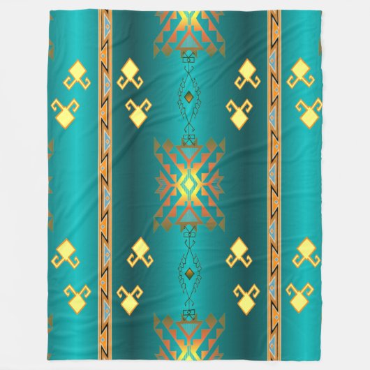 Sun in Winter Fleece Blanket (Voorkant)