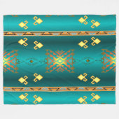 Sun in Winter Fleece Blanket Deken (Voorkant (Horizontaal))