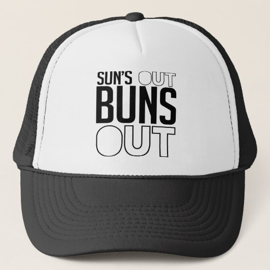 Sun is uit Buns. Trucker Pet (Voorkant)