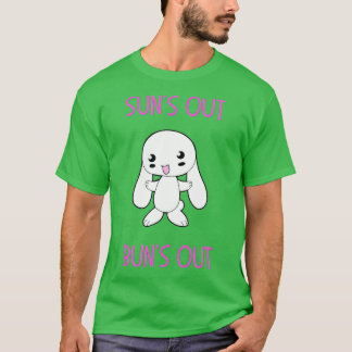 Sun is uit Bun's uit Cute Bunny Rabbit T-shirt