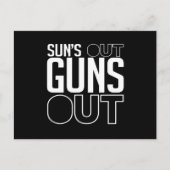 Sun is uit Pistolen. Briefkaart (Voorkant)
