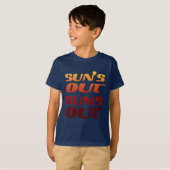 SUN IS UIT PISTOLEN T-SHIRT (Voorkant volledig)