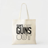 Sun is uit Pistolen. Tote Bag (Voorkant)