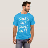 Sun is uit, Pistolen uit T-shirt (Voorkant volledig)