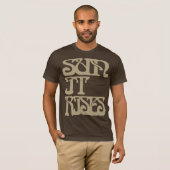 Sun It Rises Brown T-Shirt (Voorkant volledig)