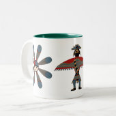 Sun Journey Tweekleurige Koffiemok (Voorkant links)