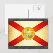 Sun kast Florida Flag Briefkaart (Voorkant / Achterkant)