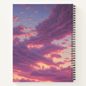 Sun-kast Sky Notitieboek (Achterkant)