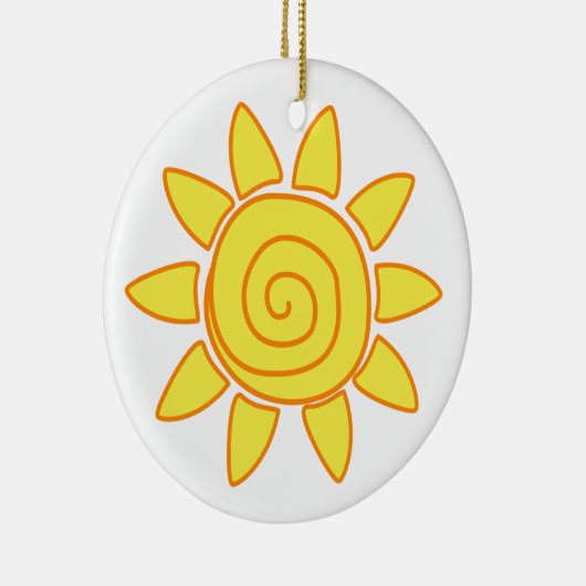 Sun Keramisch Ornament (Rechts)