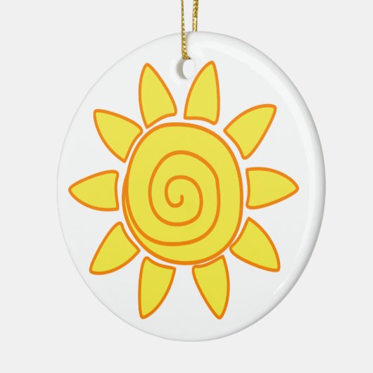 Sun Keramisch Ornament (Links)