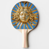 Sun King op Golden gate van Versailles castle Tafeltennisbatje (Achterkant)