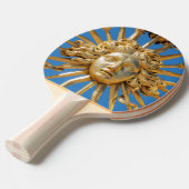Sun King op Golden gate van Versailles castle Tafeltennisbatje (Voorkant Gekanteld)