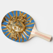 Sun King op Golden gate van Versailles castle Tafeltennisbatje (Zijkant)