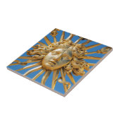 Sun King op Golden gate van Versailles castle Tegeltje (Zijkant)