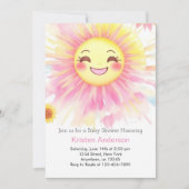 Sun-Kiss Een Kleine Ray van Zonneschijn Meisje Bab Kaart (Voorkant)