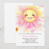 Sun-Kiss Een Kleine Ray van Zonneschijn Meisje Bab Kaart (Voorkant / Achterkant)