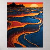 Sun-Kissed Abstraction Poster (Voorkant)