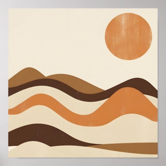 Sun-Kissed Desert Dreams Poster (Voorkant)