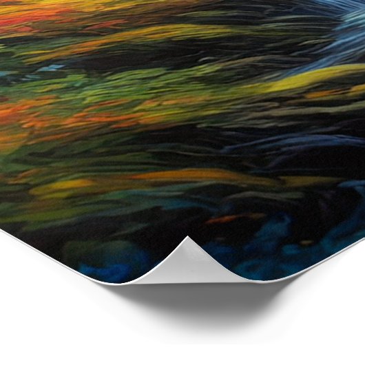 Sun Kissed Forest of Colors Poster (Hoek)