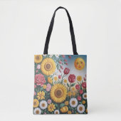 Sun-Kissed Garden Bliss Canvas tas (Voorkant)