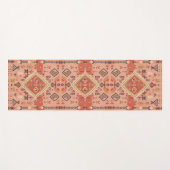 Sun-Kissed Hand-Drawn Moroccan Tribal Art Yogamat (Voorkant (horizontaal))