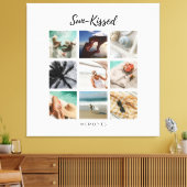 Sun-Kissed Memories Fotocollage Canvas Afdruk (Insitu (Woonkamer))