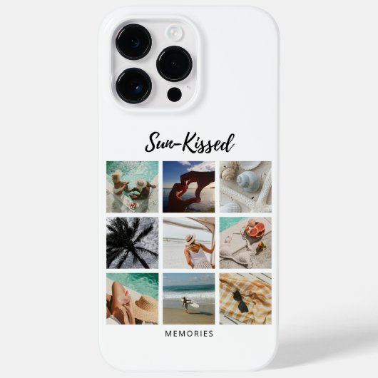 Sun-Kissed Memories Fotocollage Case-Mate iPhone Case (Achterkant)