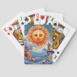 Sun-Kissed Ocean Jam: levendige muziekfestival kun Pokerkaarten