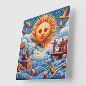 Sun-Kissed Ocean Jam: levendige muziekfestival kun Vierkante Klok (Hoek)