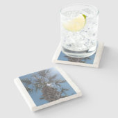 Sun-Kissed Palm Tree Stone Coaster – Palm Blessing Stenen Onderzetter (Zijkant)