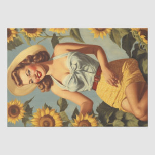 Sun-Kissed Pin-Up: Een ontkoppelingsgenot Tissuepapier