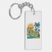 Sun Kissed Retro Sleutelhanger - Esthetische zomer (Voorkant Links)