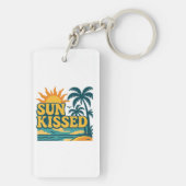 Sun Kissed Retro Sleutelhanger - Esthetische zomer (achterkant)