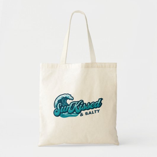 Sun Kissed & Salty Seaside Design Tote Bag (Voorkant)