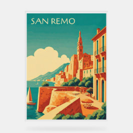 Sun-Kissed San Remo Acryl Bord