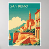 Sun-Kissed San Remo Poster (Voorkant)