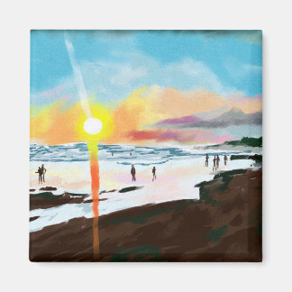 Sun-kissed Shores: Avondharmonie Magneet