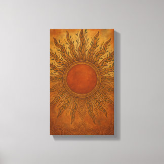 Sun-Kissed Spirit - Boho Sun Canvas Muurkunst