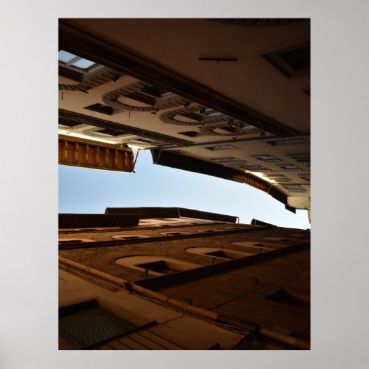 Sun-kissed Street Poster (Voorkant)