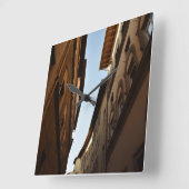 Sun-kissed Street Vierkante Klok (Hoek)