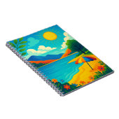 Sun-Kissed Summer Landscape – DreamVerse7 Scenic A Notitieboek (Rechterzijde)