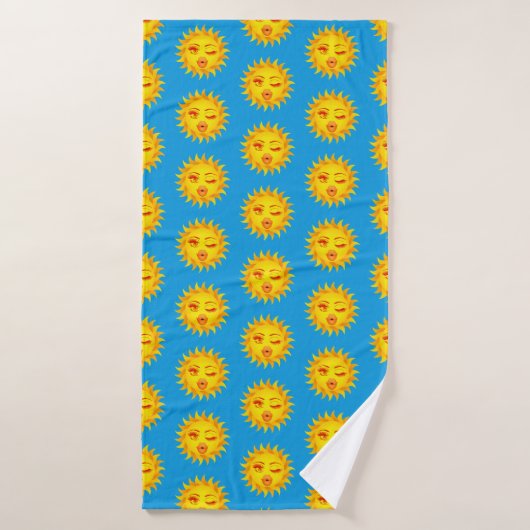 Sun Kisses, Sun Print Badhanddoek (Badhanddoek)